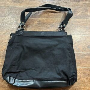 Miche Prima Large Base Bag Flat Black Hangles Carabiner Clips Insert Minimalist